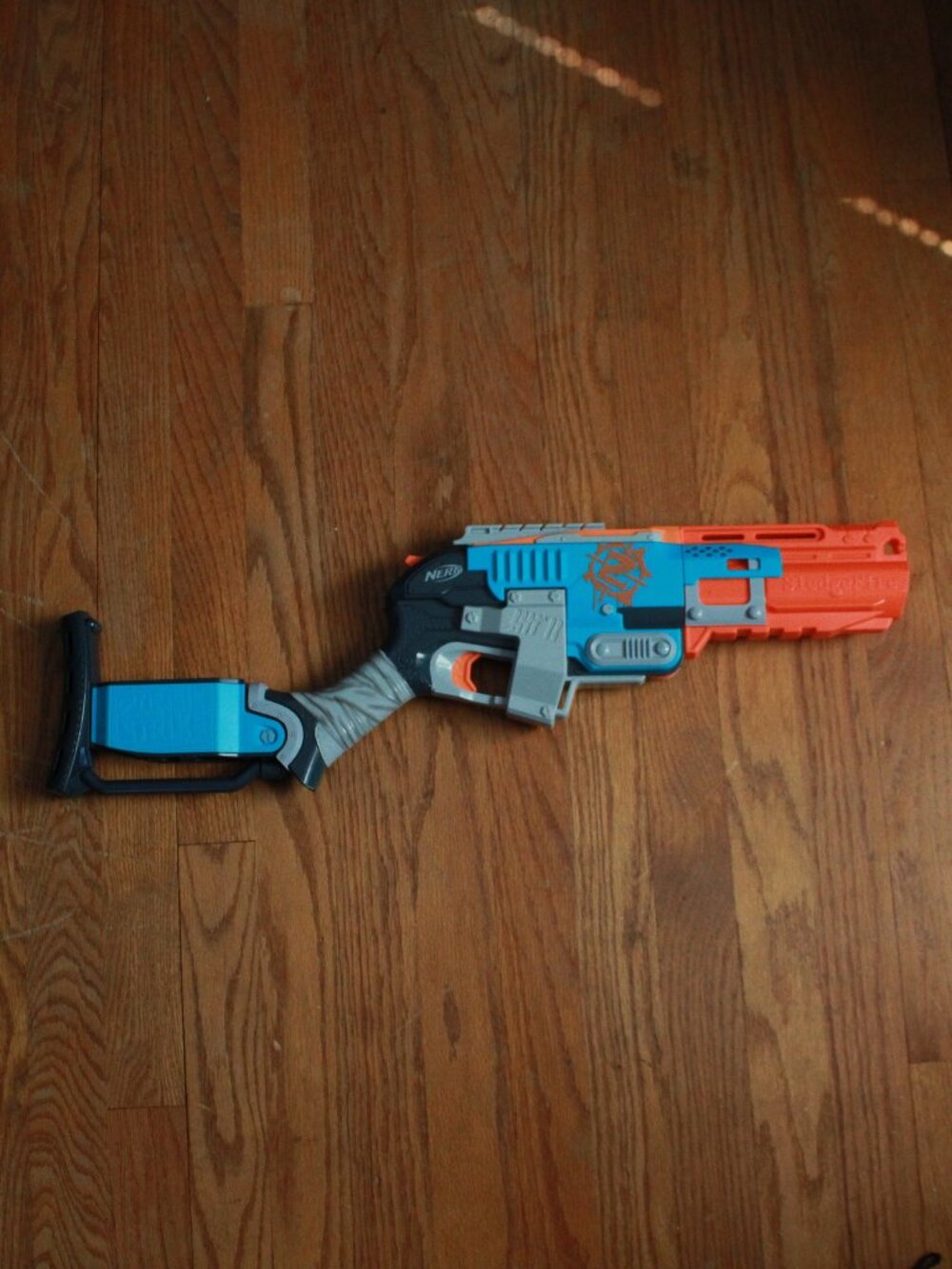 Nerf Zombie Strike SledgeFire Toy Shotgun w/ Shell & Darts